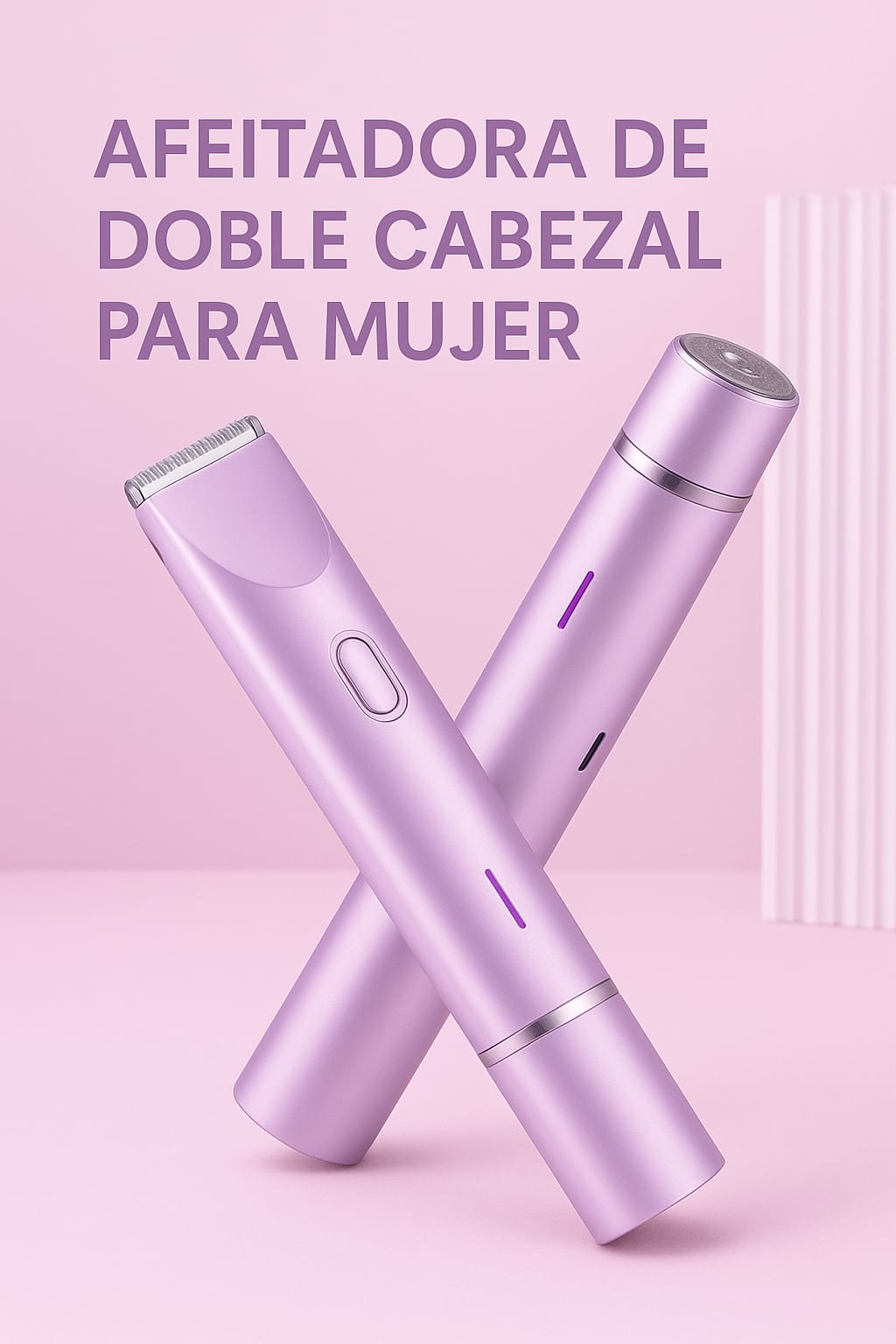 🌸Afeitadora Eléctrica 2 en 1 de Doble Cabezal