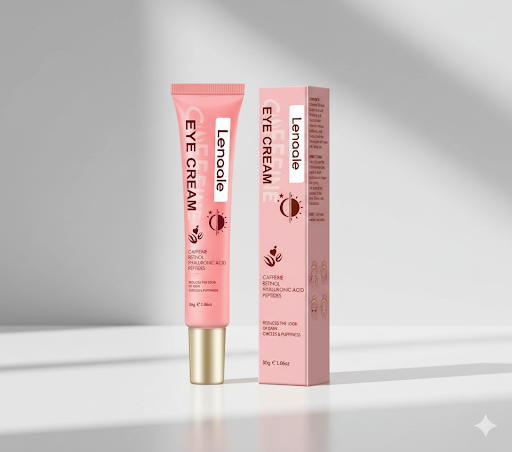 Crema de Ojos de Cafeína 4 en 1 – 0.5 oz | Reduce Círculos Oscuros, Hinchazón y Líneas de Expresión